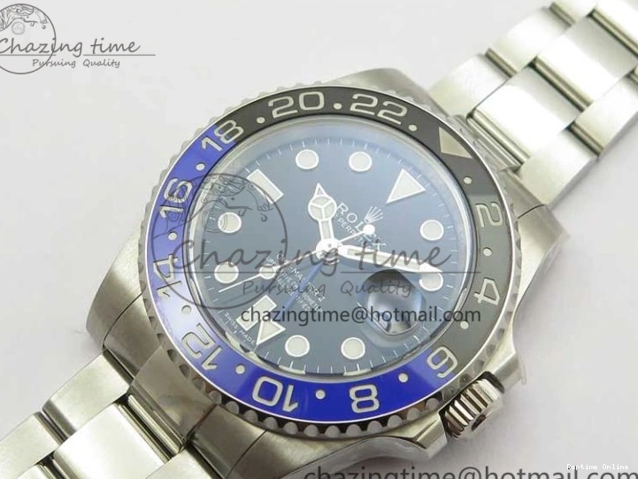 0413 SunProtective GMT-Master II 116710 BLNR Black Blue Ceramic 904L Steel Noob 1:1 Best Edition SA3186 CHS V 2876
